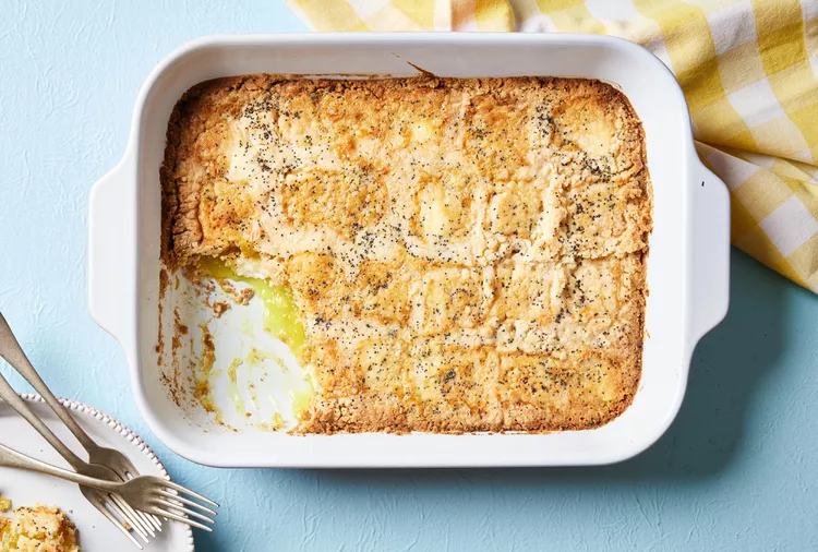 This 5-Ingredient Lemon Dump Cake Gives Boxed Mix an Upgrade